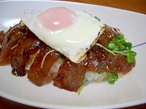 ヘルシー・がっつり*こんにゃく丼